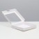 Self -charged box, white, 19 x 19 x 3 cm