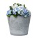 Kashpo for flowers and plants, 18l light gray 35x35x33cm