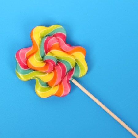 Caramel Lollice "Flowers" on a stick, 30 g-3
