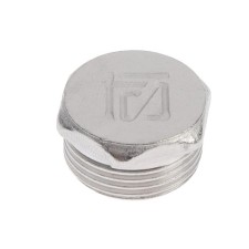 Заглушка STI, 3/4", наружная, никелированная латунь