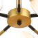 Merli chandelier 5he27 40W black and gold 60x60x27 cm Bayerlux