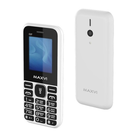 MaxVi C27 White smartphone-1