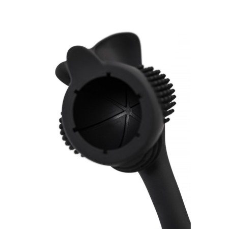 Female Exchange Nazadka for Domi 2, silicone, black color, 12.9 cm-2