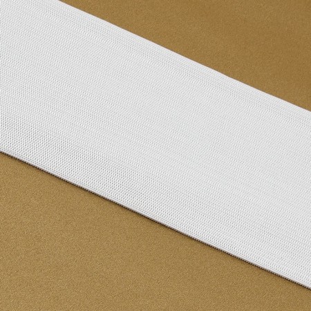 Knitted gum 70mm 40 ± 2m white au-1