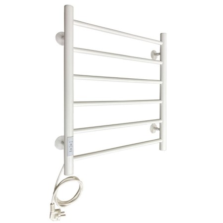 The electric heated towelputor "Sanprise" Aurora P6, 500x600 mm, left, white-2