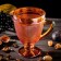 Glass Glass "Vilero", 1.1 l, gold color