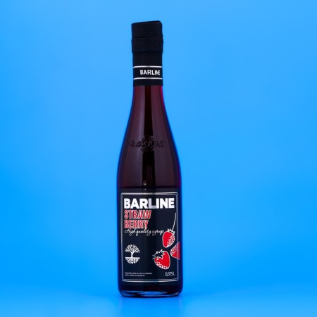 Barline syrup with strawberries, 375 ml
