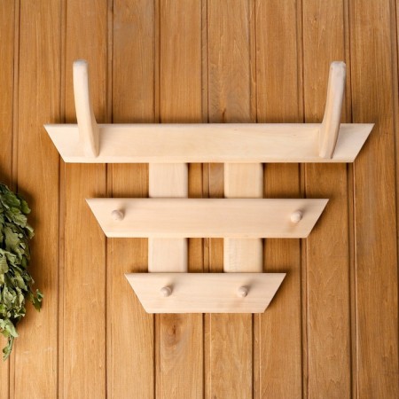 Hanger "bull" linden 4 hook 49 × 35 × 22 cm