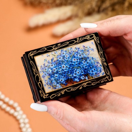 Casket "Basilka", 6 × 9 cm, lacquer miniature-2