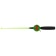 Winter fishing rod, plastic, with neoprene pen, 40 cm