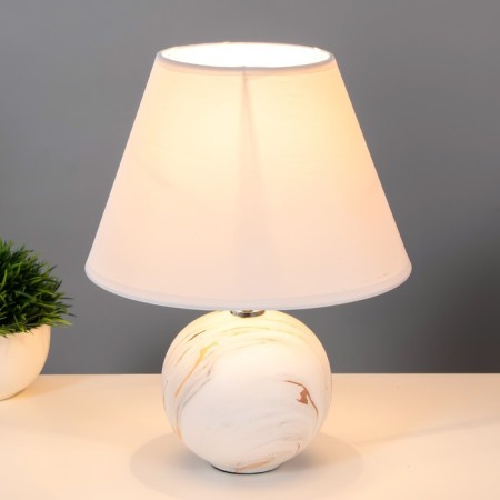 Board lamp "Adelela" E14 40W white-gold 19.5x19.5x27.5 cm-1