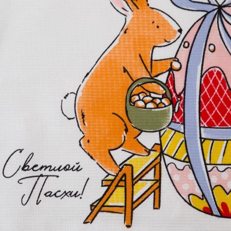 The towel of the “Easter eggs” is 35x60 cm, 100% cotton, waffle-2