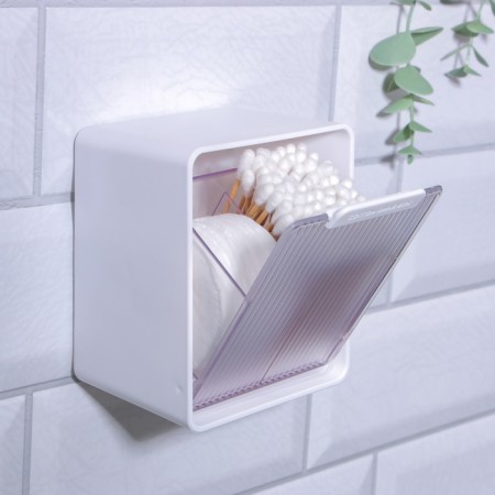 Organizer for storage, suspended, 2 sections, 9.2 × 7 × 10.7 cm, color mix-4