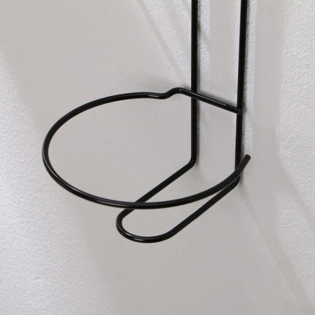 Suspension for Kashpo wall-mounted "Direct-3", d = 16 cm, black-1