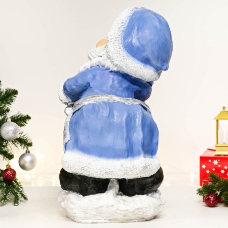 Figure "Grandfather with a bag in blue" 51x28x29cm-2