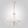 Provence chandelier, 5x40W E14, white color