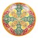 Largan Rishtan ceramics "Patterns", 42 cm, orange