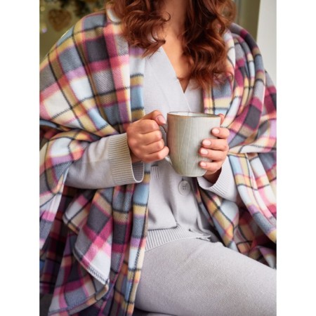 Ailis blanket, size 150x200 cm, purple color-16
