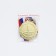 Prize medal 001, D = 5 cm. 1 place. Color is gold. With a ribbon