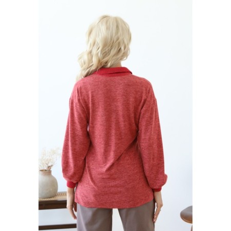 Female pulver, size 50, red color-5