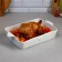 Veronica baking form, 3 l, white, porcelain, Iran