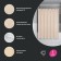 Curtain for the bathroom IDDIS, PE P01PE18I11, 200X180 cm, beige