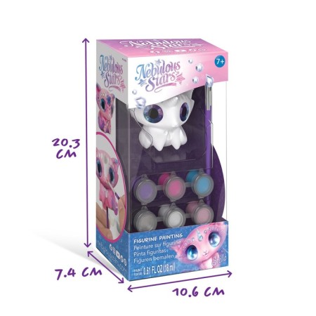 A set for creativity in coloring and decorating the gypsum figure Nebulous Stars Stella-5