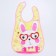 Biboy with the pocket "animals", waterproof, on Velcro, Mix color