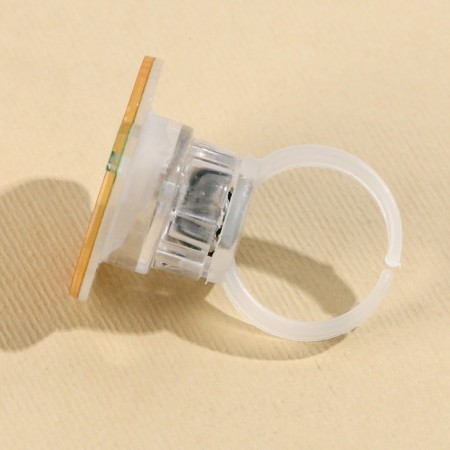 Children's ring with a spark on Halloween "Pumpkin", dimensionless.-1