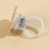Children's ring with a spark on Halloween "Pumpkin", dimensionless.