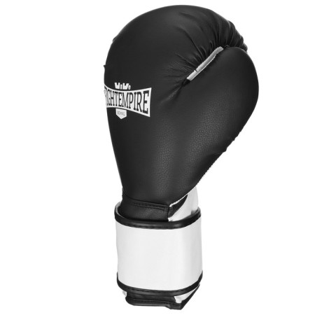 Boxing gloves Fight Empire, Spartacus, black and white, size 8 oz-1