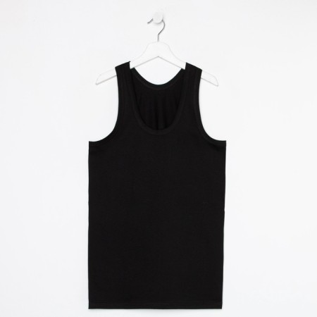 T -shirt male, black color, size 48-7