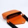 Women's bag Fabula on a magnet, long belt, orange color