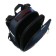 School backpack 38 x 30 x 16 cm, ergonomic back, stavia "yellow machine", black
