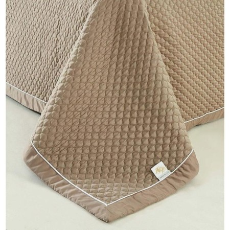A set with a veil "Molly", size 160x220 cm, 50x70 cm, coffee color-2