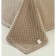 A set with a veil "Molly", size 160x220 cm, 50x70 cm, coffee color