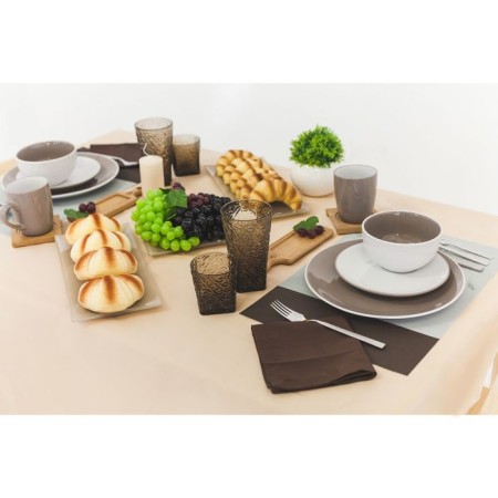 Mug ceramic shade "Dyma", 360 ml, brown color-3