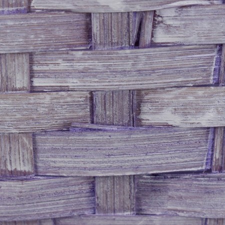 Wicker basket, 26 x 13 x 11 cm, purple, bamboo-4