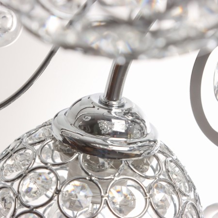 Agnes chandelier 5x40W E27 Chrome Model: 2600546-6
