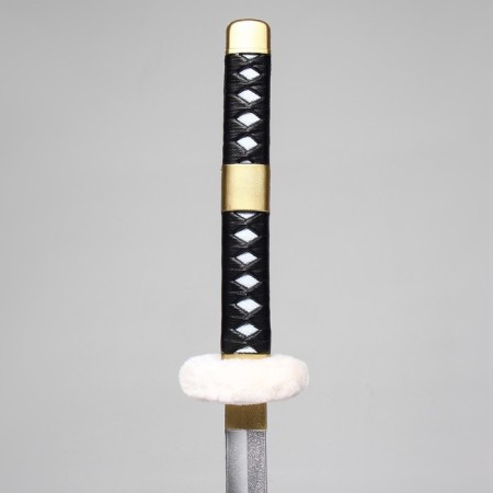 Souvenir weapon "Katana Lo" 102 cm, black with white crosses, polystyrene foam-3