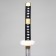 Souvenir weapon "Katana Lo" 102 cm, black with white crosses, polystyrene foam