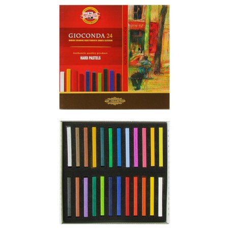 Pastel dry art 24 colors, Hard Koh-I-Noor Gioconda 8114