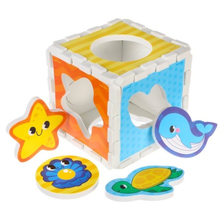 Developing toy is a sorter "soft figures", crumb I