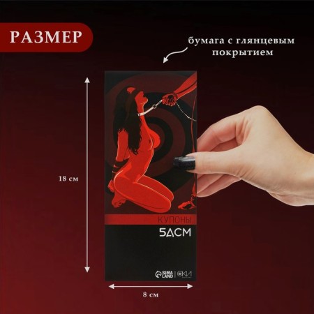 Чековая книжка желаний Оки- Чпоки БДСМ, 10 купонов-2