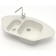 Kitchen is a kitchen from Zett Lab stone. 23/q7, 945x500x175 mm, matte, mortise, cotton color