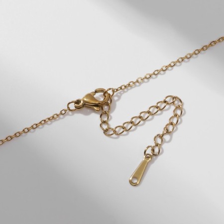 Cool "crescent" with stars, white color in gold, 40 cm-1
