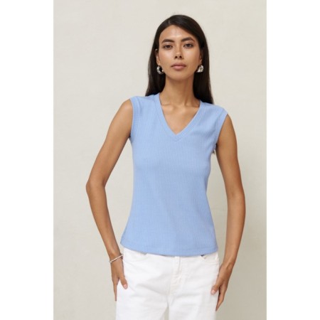 Female T -shirt Eliseeva Olesya, size 42, Blue color