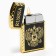 Gas lighter "Russia", 1 x 3.5 x 6 cm, gold
