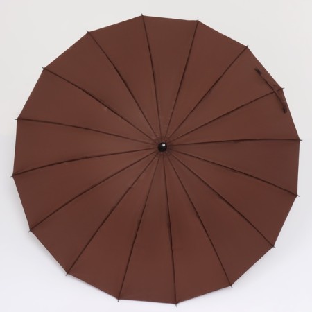 Umbrella - semi -automatic cane "plain", 16 spokes, r = 48 cm, color mix-8