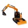 Excavator Radio -controlled "Builder", gesture management, works from the battery
